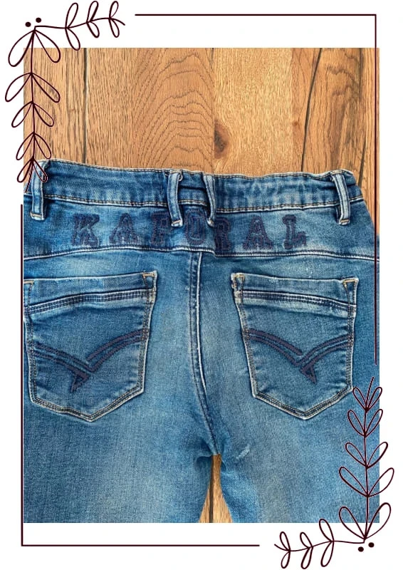 Jean regular denim azul 12 anos Kaporal – Como novo – photo 8